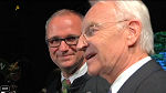 Wenn Stoiber auf Stoiber trifft: Ex-Ministerpr�sident ehrt sein Double